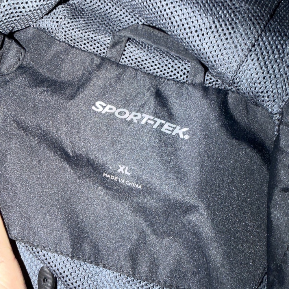Sport-Tek Black Windbreaker Anorak - Picture 4 of 5